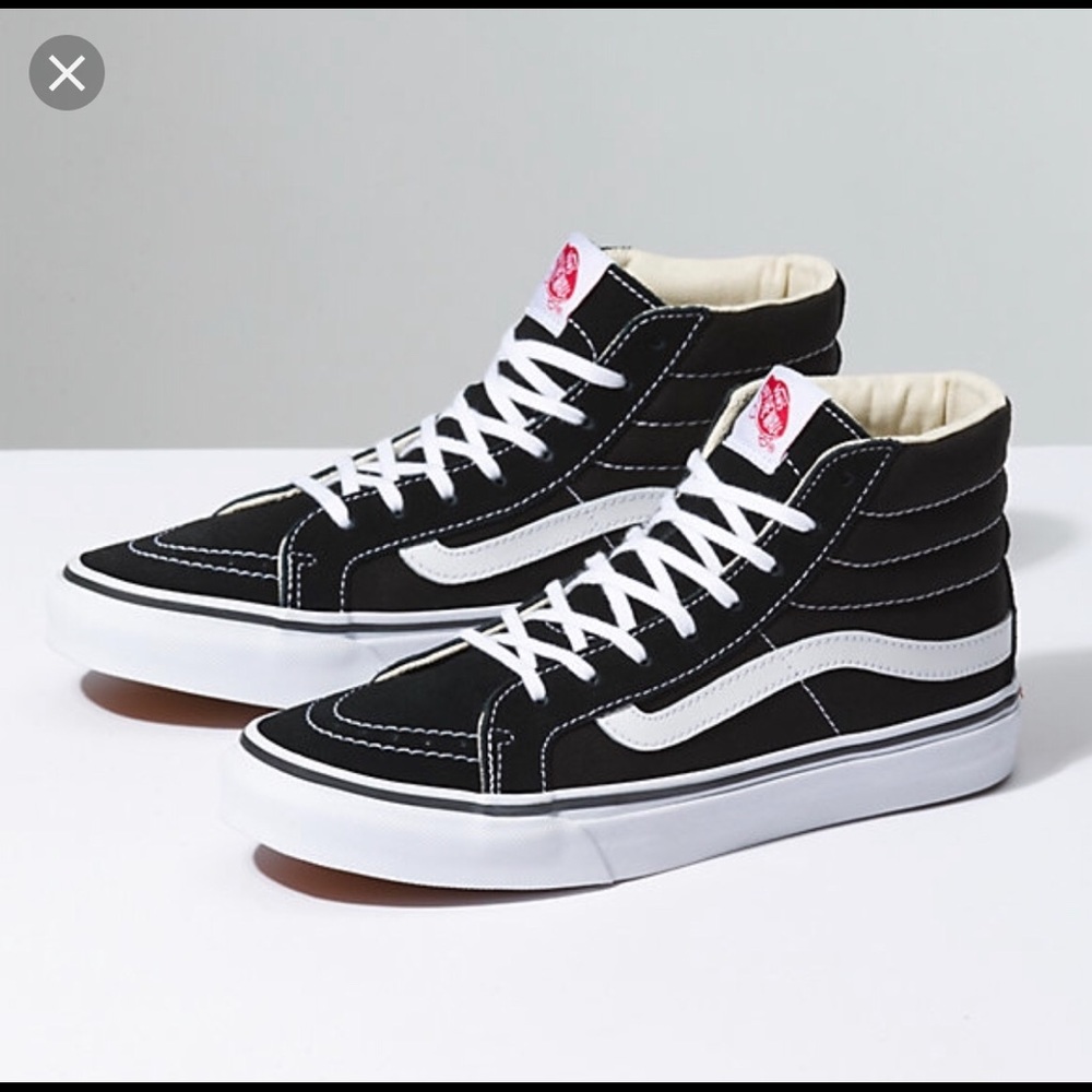 Black high top vans